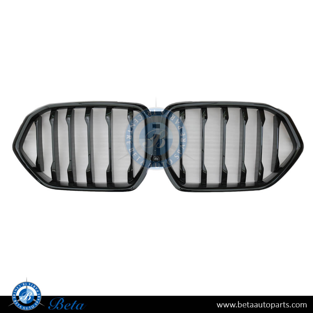 Radiator Grille Gloss Black color for BMW X6 G06 2020-Up models, Part Number 51138745303 Radiator Grille Gloss Black color for BMW X6 G06 2020-Up models, Part Number 51138745303